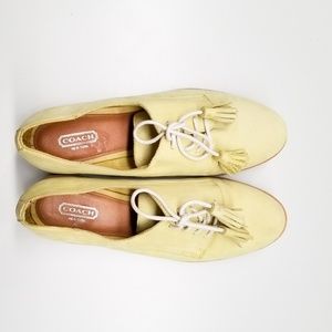 Vintage Coach Zinnia Tassel laced Loafers